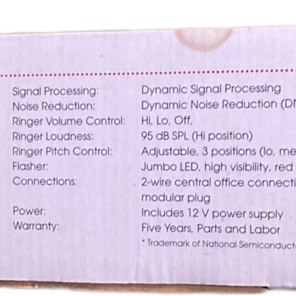 Williams Sound TEL040 - TeleTalker 55dB Amplified Telephone - Picture 11 of 12